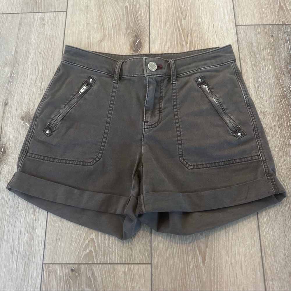 White House Black Market High Waist Brown Shorts